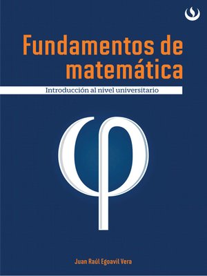 cover image of Fundamentos de matemática